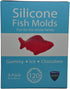 Trusty Goods' Gummy Fish Silicone Candy Mold: 3 Pack - 1 Red, 1 Green, and 1 Blue Tray Per Set + 1 FREE Dropper + FREE Recipe PDF...