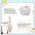 Heionia Goose Stuffed Animal 19.7'' Goose Plush Toy White Stuffed Goose Soft Plushie Sleeping Hugging Pillows 1Pcs...