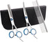 Premium Dog Grooming Scissors with Safety Round Tips, 3 in 1 Dog Grooming Scissors Kit, 4CR Stainless Steel Premium Pet Grooming Shears for Dog, S...