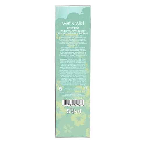 wet n wild Disney Lilo And Stitch Carefree Waterproof Eyeliner 2-Piece Set, Black And Blue, 16-Hour Wear...
