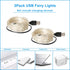 Blingstar USB Powered Fairy Lights, 2 Pack 33Ft 100 LED, Flexible Silver Wire, Mini String Lights for Indoor Christmas Tree/Halloween/Bedroom/Dorm...
