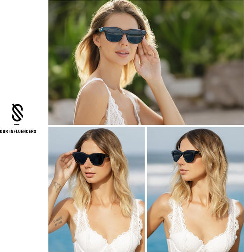SOJOS Polarized Sunglasses womens men Trendy Small Designer Shades SJ2289...