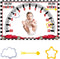 CSFOTO Racing Car Baby Monthly Milestone Blanket Newborn Growth Record Prop Milestone Blanket for Baby Boy Photography Props for Newborn Baby Show...