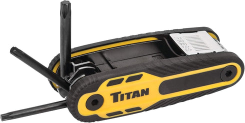 Titan 12772 8-Piece Locking Folding Star Key Set...