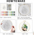 INFUNLY 4pcs Plant Embroidery Starter Kit for Beginners Cactus Cross Stitch Kits for Adults Vase Flower Stamped Stitches Embroidery Sewing Kit wit...