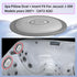 2472-826 Oval Pillow Set + three inside Inserts for 2007-2013 Jacuzzi J-300 Series hot tubs?Soft and Comfortable for Your Hot Tub and Spa Relaxati...