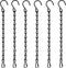 6 Pack 9.5 Inch Hanging Chain for Bird Feeders, Planters, Lanterns, Wind Chimes, Billboards, Chalkboards and Ornaments (Black)...