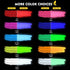 Magicfly Acrylic Glow in The Dark Paint, 10 Bright Colours Liquid Luminous Paint, Neon Paints Glow in Dark for Painting, Halloween Decoration, DIY...