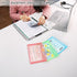 GoodSing Plastic Envelopes,10 Pack Clear Envelopes A6 Reusable Pouches Document File Organizer,Plastic Envelopes with Snap Closure for Money Recei...