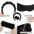 5Pcs Spa Tools Fluffy Head Band Elastic Water Absorbent Twist Bands Hair Claw Clips Non Slip Clips Suitable For Face Washing Bath Skincare Spa Mak...
