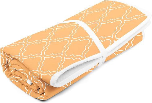 Encasa Homes Ironing Mat/Pad (Large 48"x28") with 3mm Padding & Silicone Iron Rest for Steam Pressing on Tabletop or Bed - Heat Resistant, Portabl...