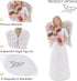 Sympathy Angel Figurine, Angel Holding A Cross Collectible Figurine - I Pray That You Grow in Christian Faith All The Days of Your Life - A Gift t...
