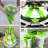 6 inch x 24 Yards Long Fluorescent Green Satin Ribbon, Wide Solid Fabric Ribbons Roll for Christmas Indoor Outdoor Party Decoration, Birthday Baby...