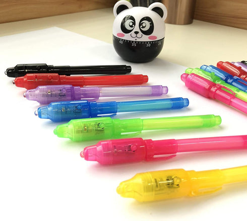 SCStyle Invisible Ink Pen 7Pcs,Spy Pen Marker Kid Pens for Writing Secret Message Pen Valentines Day Easter Day Halloween Christmas Birthday Party...