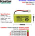 Kastar Cordless Battery Replacement for BT18433 BT-18433 BT184342 BT-184342 BT28433 BT-28433 BT284342 BT-284342 Uniden BBTG0671011 BBTG0743001 BBT...