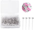 200 PCS Bouquet Pins Flower Pins, 1.5'' Straight Pins Clear Sewing Pins Crystal Diamond Head Pins for Craft Wedding Jewelry Decoration...