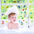 20 Pieces Sea Animals Thick Gel Clings Ocean Window Gel Clings Decals Stickers for Toddlers Kids Adults Home Airplane Classroom Nursery Sea Animal...