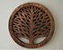 Set of 2 Wooden Trivets for Hot Dishes Pots and Pans Tea Pot Holders Nonslip Heat Resistant Kitchen Counter Accessories for Table Countertops (TRW...