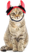 Pet Halloween Headband, Adjustable Devil Horn Hat for Dogs, Cat Halloween Costume Headwear Accessories, Pet Demon Headgear Cosplay for Puppy Kitte...