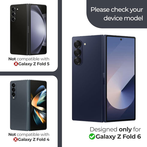 ArmorSuit 2+2 Pack for Samsung Galaxy Z Fold 6 Screen Protector Case Friendly MilitaryShield HD Clear Film - Made in USA...