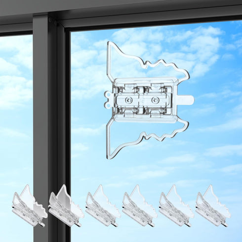 6 Pcs Child Proof Sliding Door Lock, Sliding Glass Window Safety Lock for Patio Door, Sliding Wardrobe Door, Closet Door, No Drilling Required....