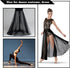 Power Mesh Fabric Superfine 4-Way Stretch Net Fabric Nylon Spandex Sheer Mesh, 1 Yards Long 60" Wide (Black)...