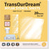 TransOurDream Easy Cut Stencils for Crafts (12"x12", 20 Sheets) Reusable Acetate Mylar for Vinyl Cutting Plastic Blanks Sheets for Spray Painting,...