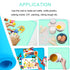 Kids Placemats, Silicone Baby Placemats for Kids Toddler Children Reusable Non-Slip Table Mats, Baby Food Mats for Restaurant, 2 Pack, Blue/Baby G...