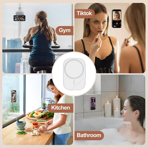Magnetic Suction Phone Holder for MagSafe, Anti-Slip Hands-Free Phone Holder, Compatible with iPhone MagSafe Phone Case, Perfect for TikTok Videos...