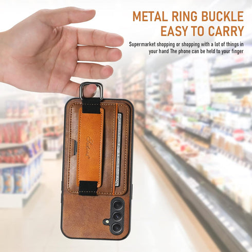 Asuwish Phone Case for Samsung Galaxy A54 5G Wallet Cover with Tempered Glass Screen Protector and Slim Stand Credit Card Holder Mobile Leather Ce...