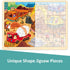 100 Piece Puzzles for Kids Ages 4-8 by MoinKidz, Each Piece is Unique, Construction Site Wooden Jigsaw Puzzle for 3 4 5 6 8 Year Old Toddlers Boys...