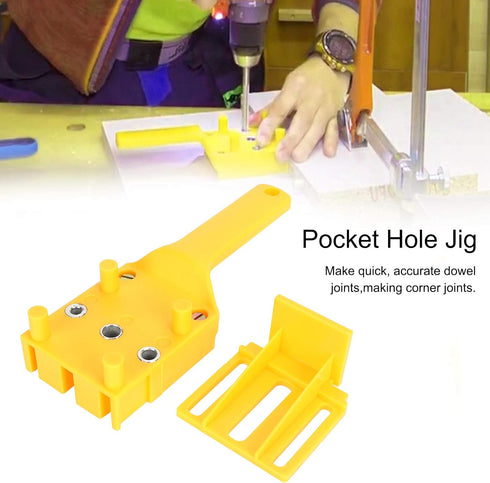 41 PCS Handheld Dowel Jig Set Doweling Jig Guide for Woodworking...