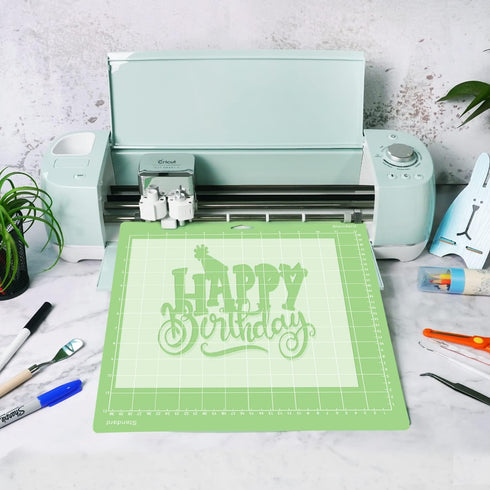 Gwybkq Cutting Mat for Cricut Explore One/Air/Air 2/Maker 8 Pack 12x12 Inch Standard Green Grip Adhesive Sticky Non-Slip Durable Mat Cut Mats Repl...