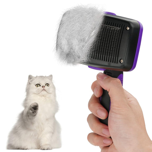 Pet Grooming Brush, The Ultimate Dog Brushes for Shedding Hair, Fur, Comb for Grooming Long Haired & Short Haired Dogs, Cats, Rabbits & More, Shed...