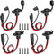 Tuanse 4 Pcs 12 AWG Power Socket Sidewall Port Compatible with SAE Quick Connect Solar Panel Weatherproof Solar Panel Cables and Connectors Batter...