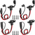 Tuanse 4 Pcs 12 AWG Power Socket Sidewall Port Compatible with SAE Quick Connect Solar Panel Weatherproof Solar Panel Cables and Connectors Batter...