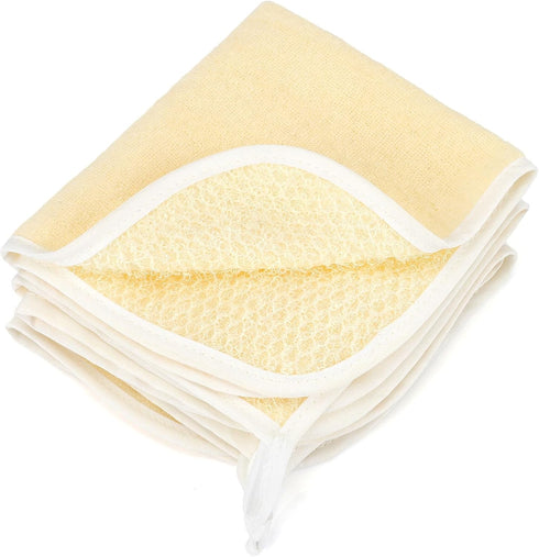 Wash Cloths,Exfoliating Body Scrubber,Body Scrubber Exfoliator,Exfoliating Washcloth,Face Cloths for Washing Face,Loofah Exfoliating Body Scrubber...