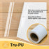 TransOurDream Tru-PU Smart Iron On Vinyl, White Glossy Glitter Heat Transfer Vinyl, 13in x 10ft HTV for AIR 2, EXPLORE 3, MAKER 3, CAMEO, Matless ...