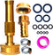 Brass Water Hose Nozzle Sprayer Heavy Duty High Pressure Flow For Garden Watering Plants Cleaning Car Washing Dog Pets...