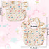 3pcs Mess-Proof Baby Apron for Feeding Eating, Food Bibs with Catcher, Unicorn Rainbows Adjustable Waterproof Apron Mess Proof Bibs for Babies Tod...