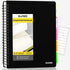 SUNEE Graph Paper Notebook - 300 Pages, 5 Subject, 8.2"x10.8", 5 x 5mm Grid, 5 Pocket Colored Dividers, 3-Hole Punched Quad Paper for Math, Engine...