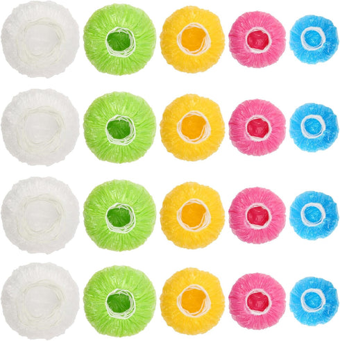 130Pcs Reusable Elastic Food Bowl Storage Covers, Sublaga Bowl Covers, Variety of 5 Translucent Stretchable Sizes and Colorful Dish Plate Covers, ...