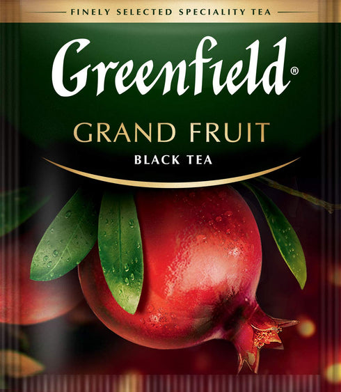 Greenfield Grand Fruit Black Tea Fruit & Herbal Collection 25 Teabags The Execptional Freshness Of Tea Is Guranteed By The Special Foil Sachet...
