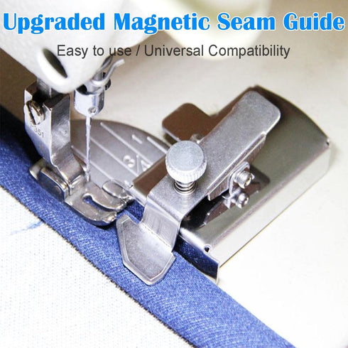 Magnetic Seam Guide for Sewing Machine,Sewing Supplies for Beginners,Seam Rippers Accessories,Portable Travel Handheld Mini Sewing Clips Kit for T...
