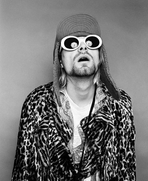 White Oval Round Sunglasses Thick Bold Retro Clout Goggles (White, Smoke), Large...