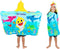 Franco Baby Shark Bath/Pool/Beach Soft Cotton Terry Hooded Towel Wrap, 24 in x 50 in, Kids...