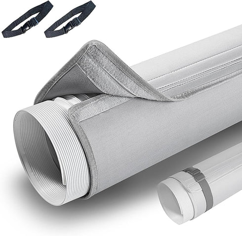 Portable Air Conditioner Hose Cover Wrap, Insulated AC Hose Sleeve, AC Cover Fits For 5" & 5.9" Diameter Exhaust Hoses, Easy Installation...