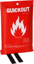 C CRYSTAL LEMON Fire Blanket Kitchen, Fire Blanket Fire Suppression Blanket, Fire Blanket Emergency, Emergency Survival Safety Cover for Kitchen, ...