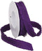 Morex Ribbon Double Ruffle Ribbon, 7/8-Inch by 16.5-Yard, Plum (96505/15-604)...