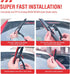 Rear Wiper Blade 10 inch (10-B), Replacement For Honda HR-V HRV 2022-2016/Infiniti QX56 QX80 22-11 /Mitsubishi Outlander Sport 22-11 Eclipse Cross...